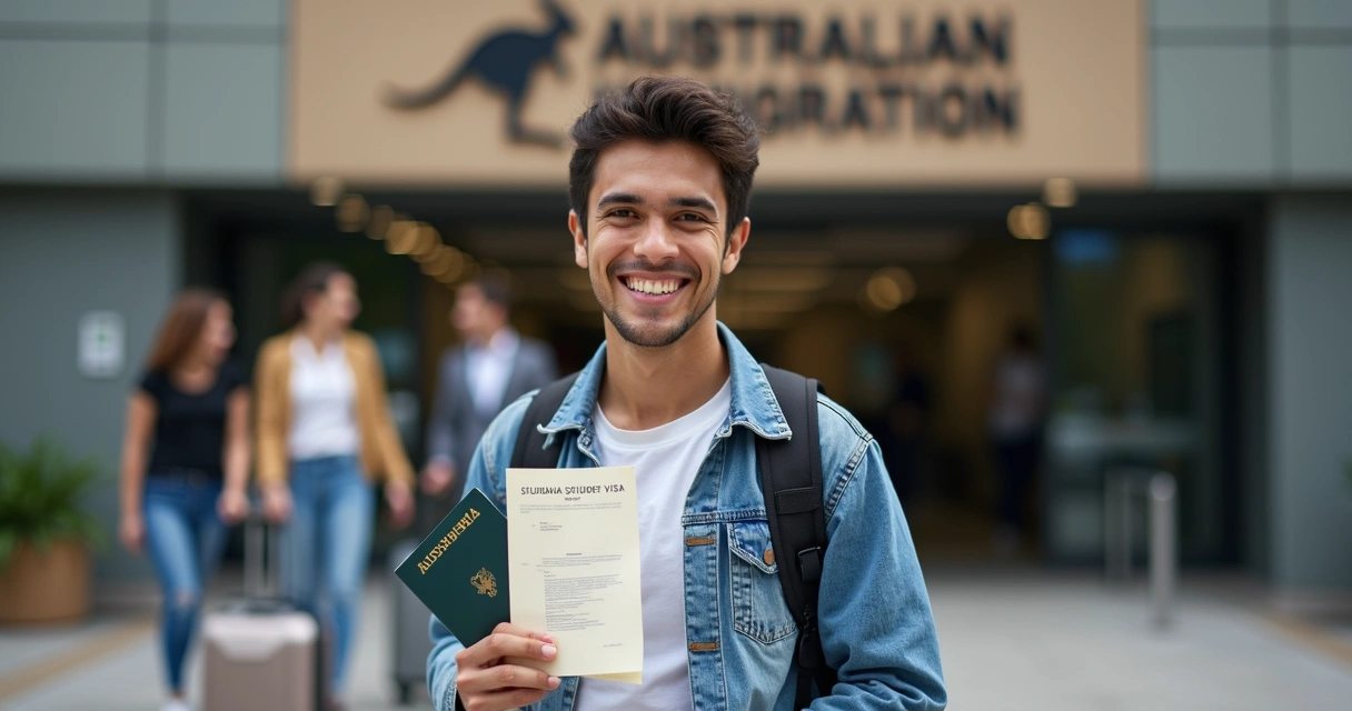 Estudante brasileiro recebendo visto de trabalho na Austrália 