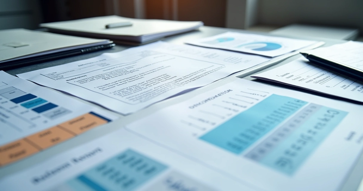 Organized immigration petition documents with charts and recommendation letters