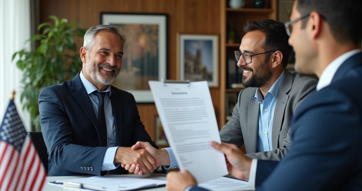 Brasileiro recebendo aprovação de imóvel avaliado nos EUA 