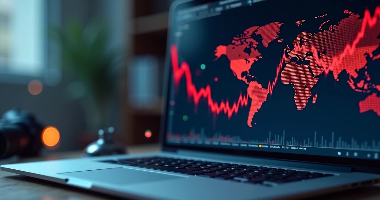 Gráfico de apostas mostrando oscilações após notícia internacional 