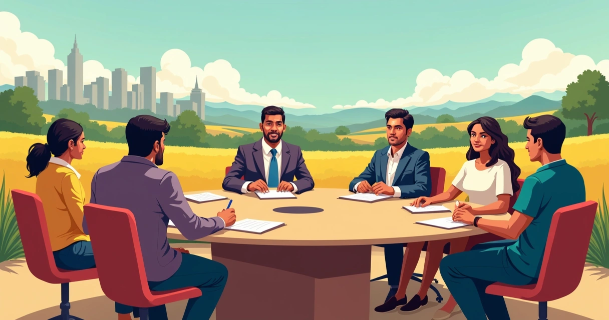 Pessoas de diferentes regiões da Bolívia debatendo políticas públicas 