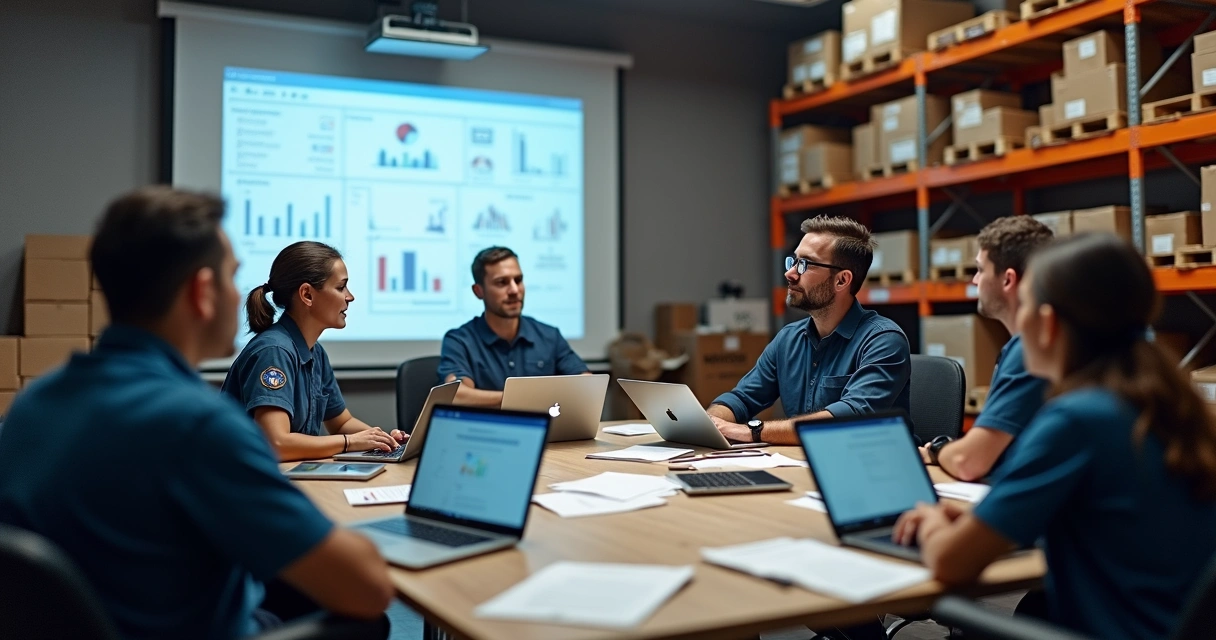 Treinamento de equipe de logística em uma pequena empresa para implantação de WMS 