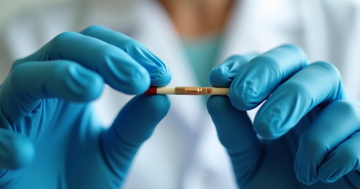 Exemplo realista de implante hormonal para menopausa