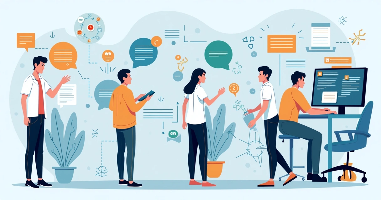 Fluxo visual de criação de chatbot com linguagem natural 