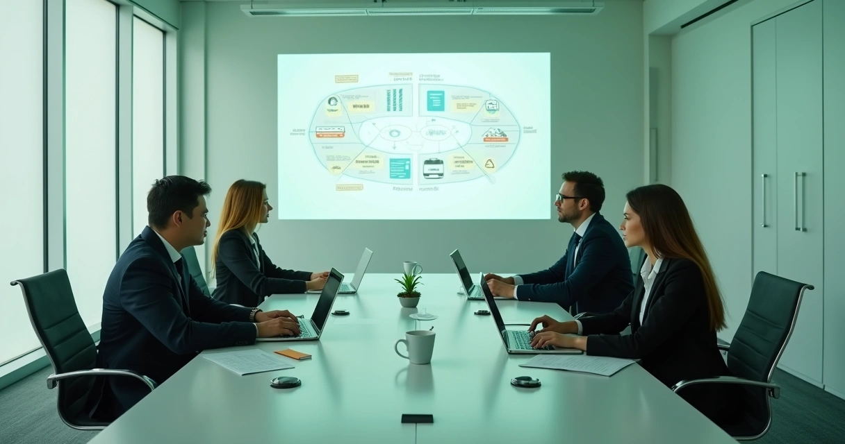 Procedimento interno de compliance sendo analisado por equipe corporativa