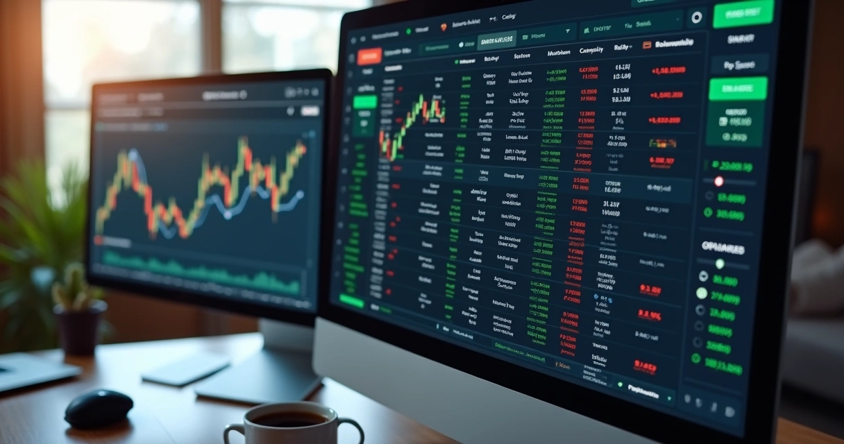 Dashboard showing trade importing from broker
