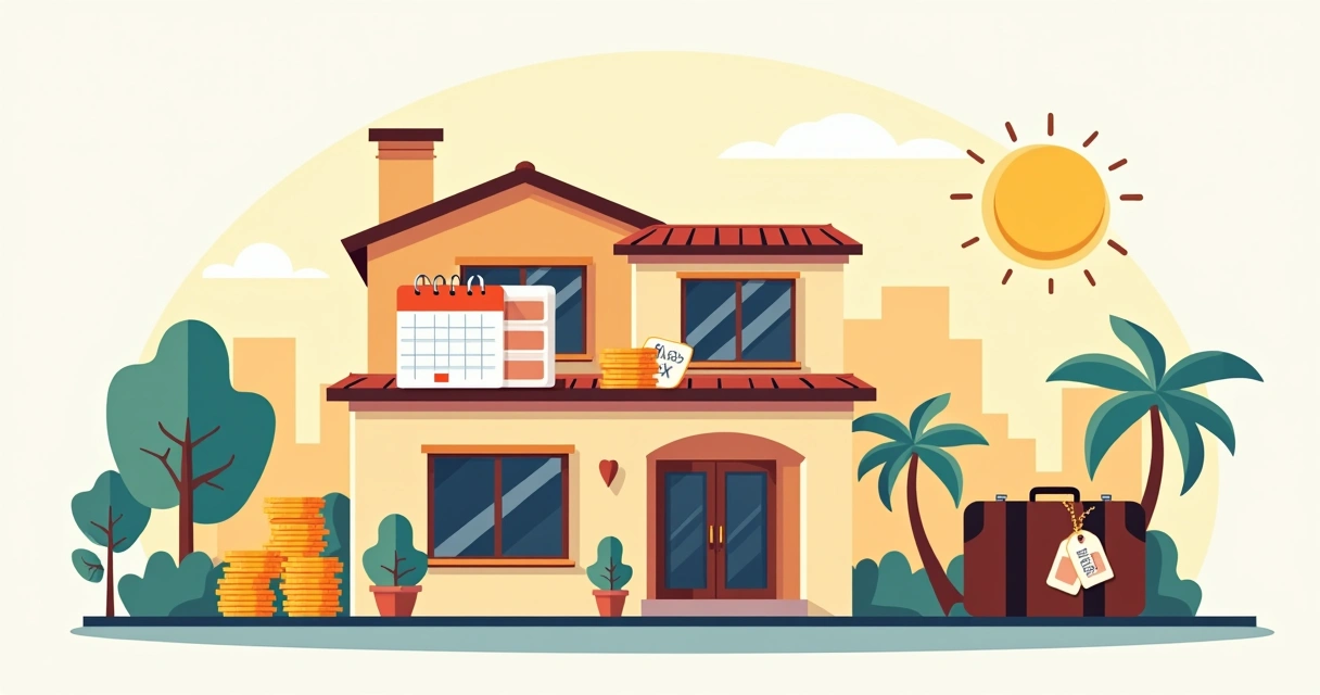 Chart illustrating the distribution of taxes on a vacation home in Kissimmee 