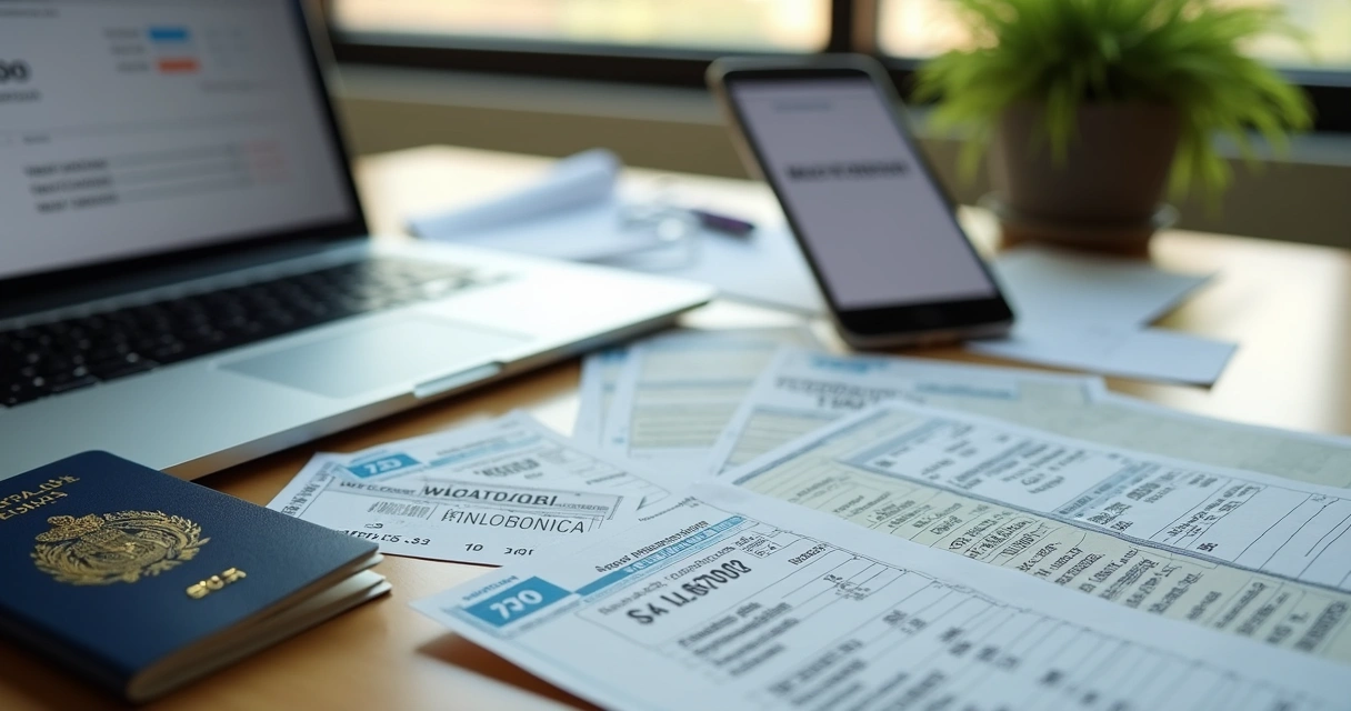 Impostos sobre compras internacionais em recibos 