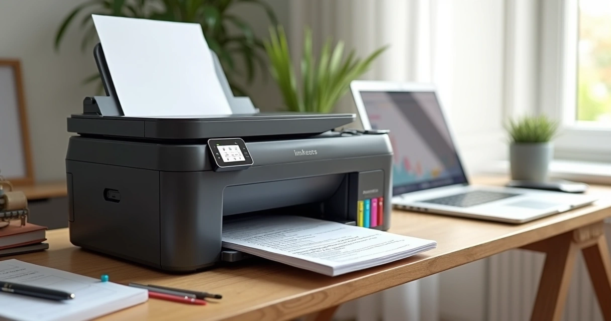 Multifuncional tanque de tinta em ambiente de escritório pequeno 