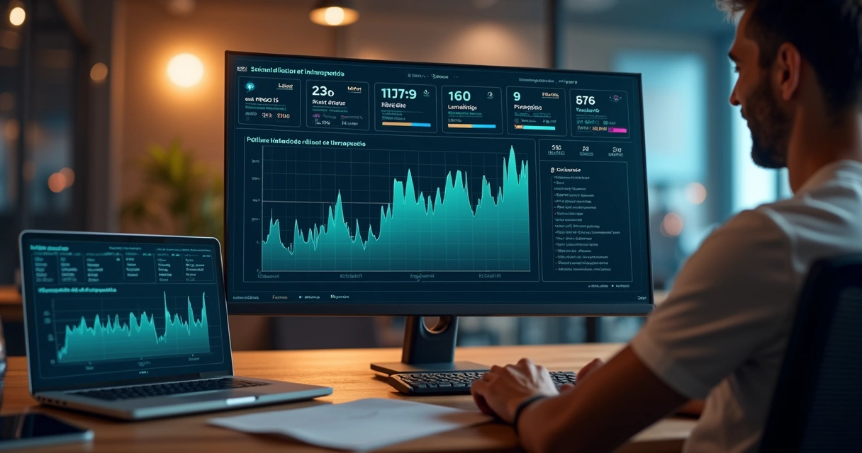 Painel mostrando queda de inadimplência em escola de futebol