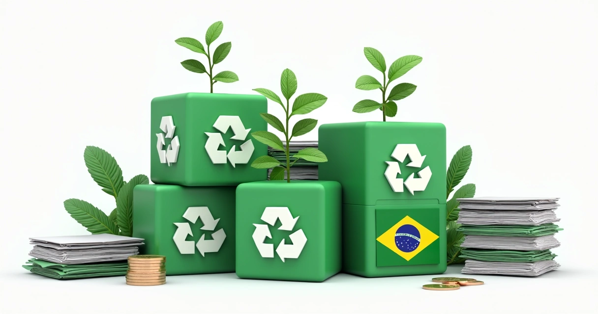 Cubo de incentivos fiscais, meio ambiente e reciclagem
