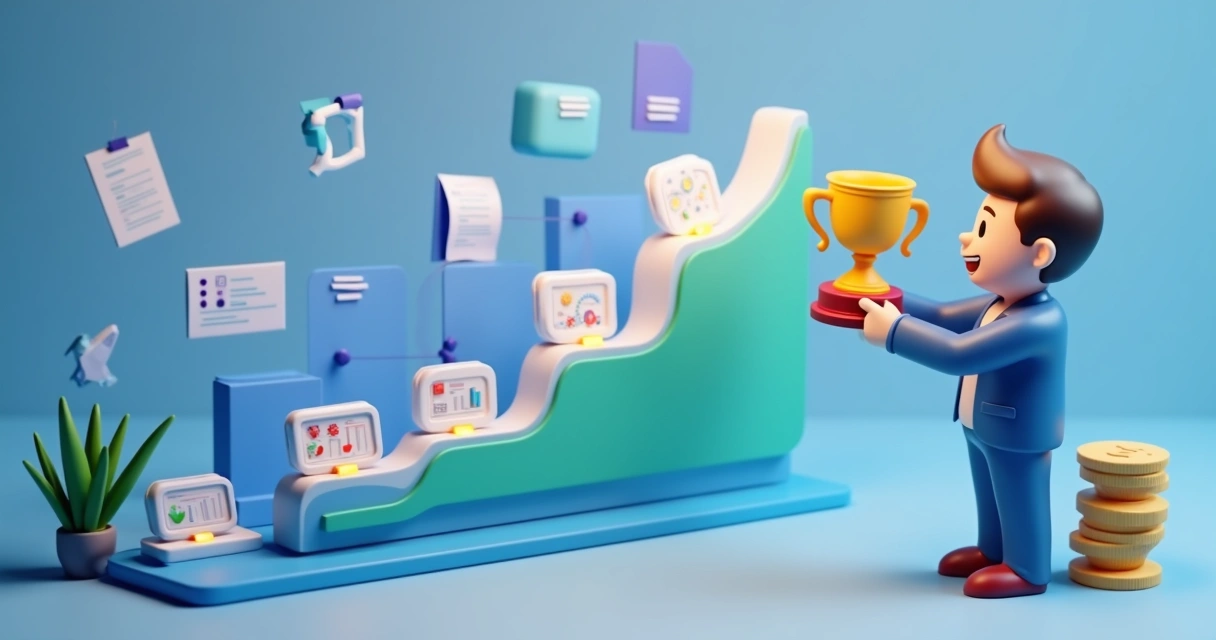 Parceiro SaaS recebendo prêmio por retenção após meses de recorrência 