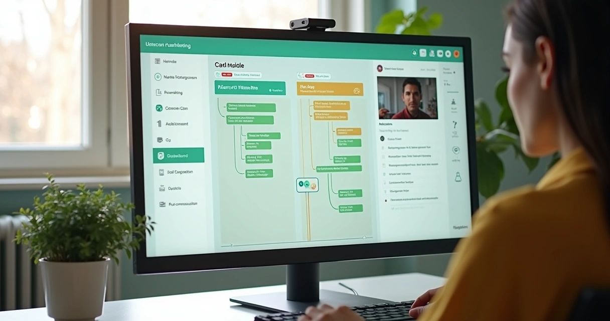 Digital workflow board showing inclusive remote team collaboration