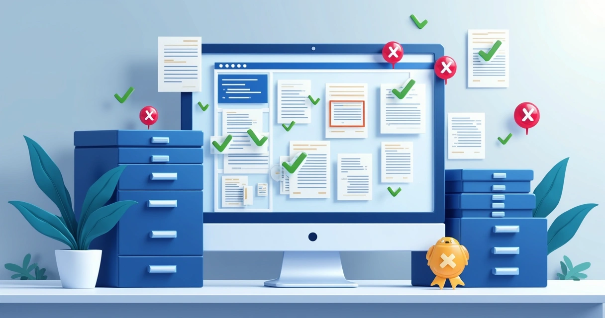 Representação visual de qualidade de indexação de um site