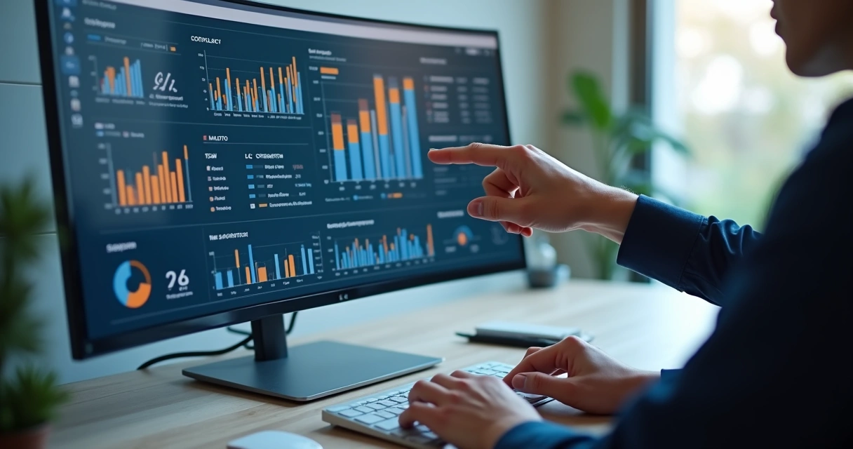 Dashboard com indicadores de atendimento digital 