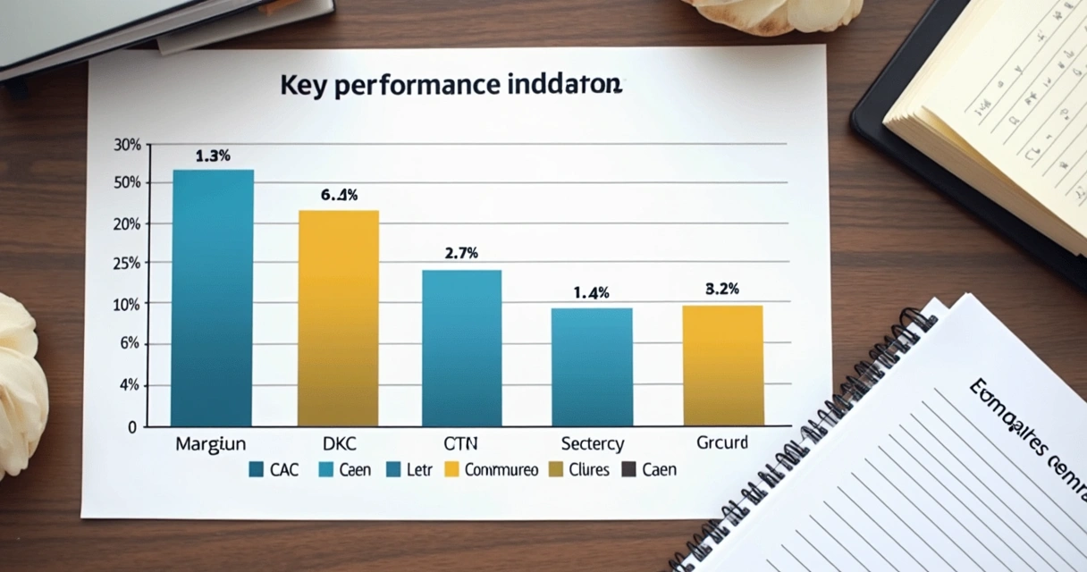 Gráfico de barras comparando indicadores-chave de PME e do setor