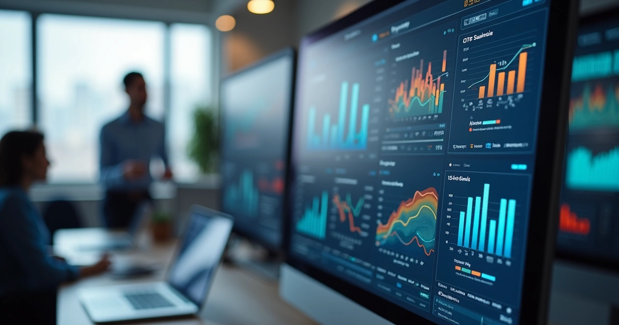 Indicadores comerciais em dashboards de vendas