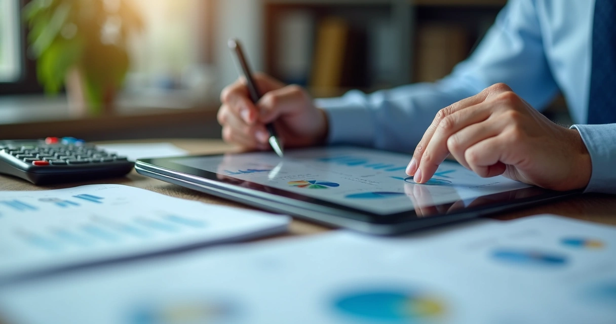 Indicadores financeiros e gráficos digitais mostrando inadimplência de clientes 