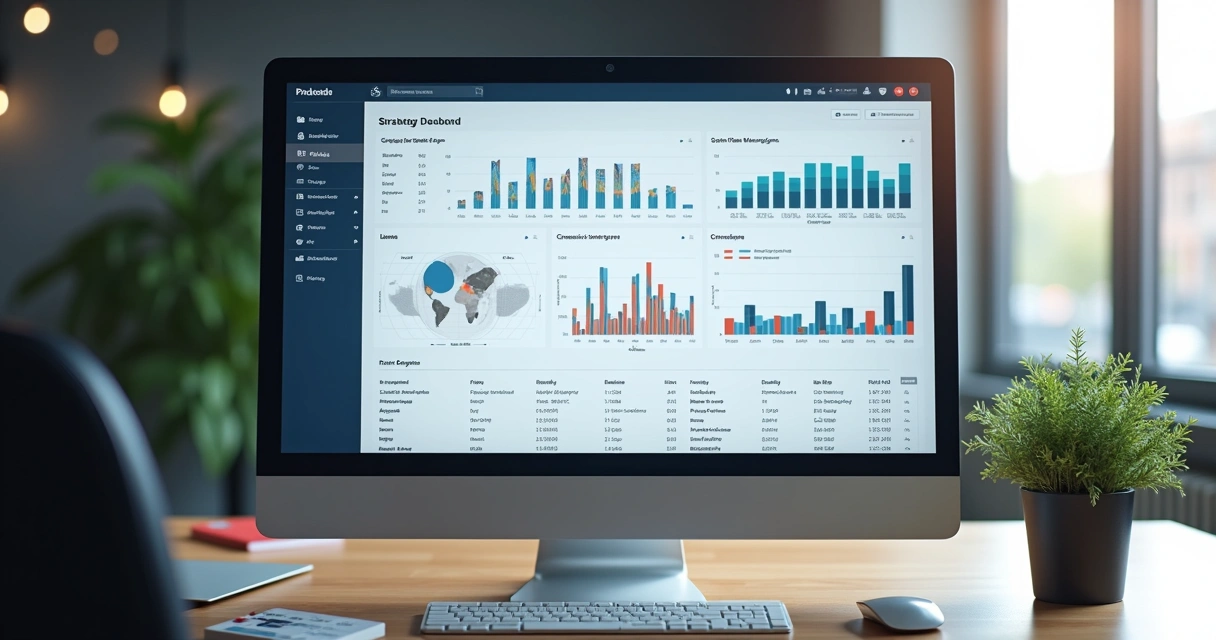 Dashboard de indicadores estratégicos da gestão pós-obra 