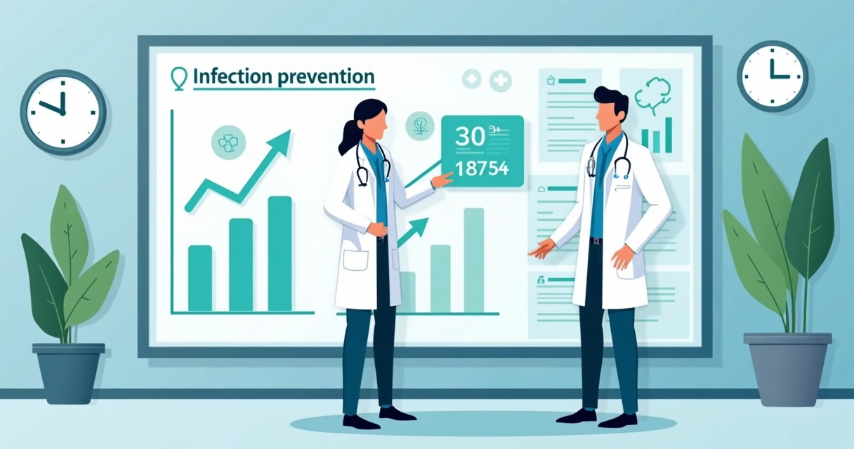 Auditoria clínica em Saúde: Como Aplicar na Prevenção e Controle de Infecções 3 Profissional analisando indicadores de prevenção de infecções.