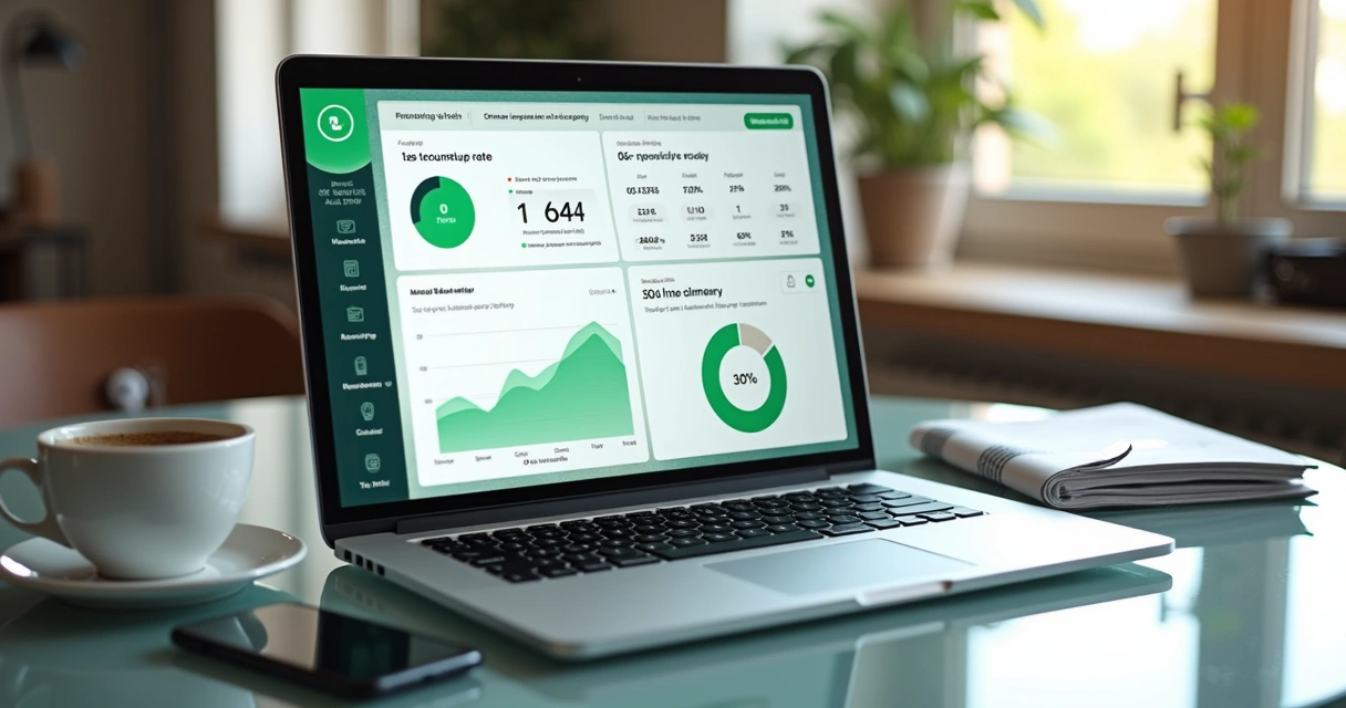 Dashboard com indicadores de WhatsApp para imobiliária 