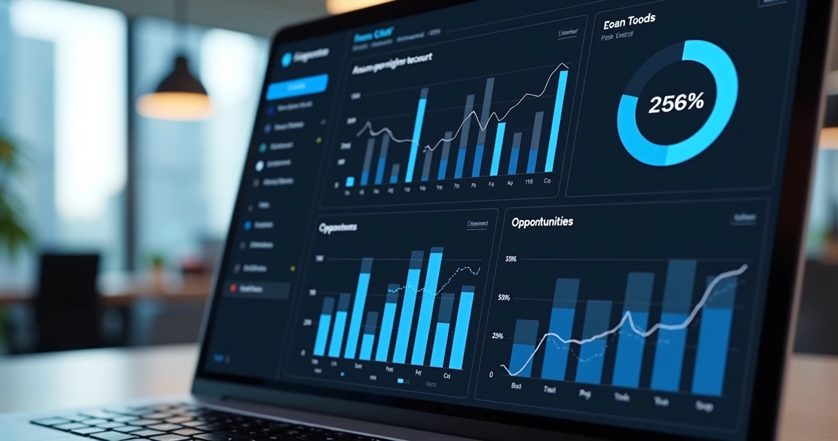Dashboard de métricas de campanhas de ABM 