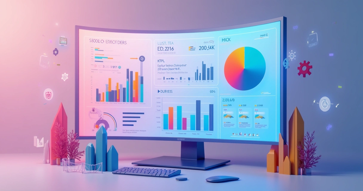 Canal de parceiros em cibersegurança: revendas e MSSPs Gráficos e dashboards digitais representando KPIs de cibersegurança