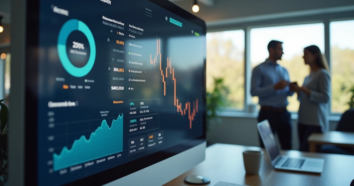 Dashboard com indicadores de vendas em tempo real 