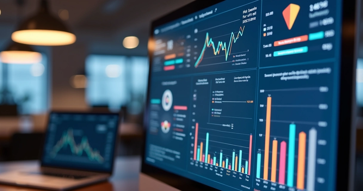 Dashboard de CRM mostrando indicadores de vendas, sinais de oportunidades e funil em destaque 