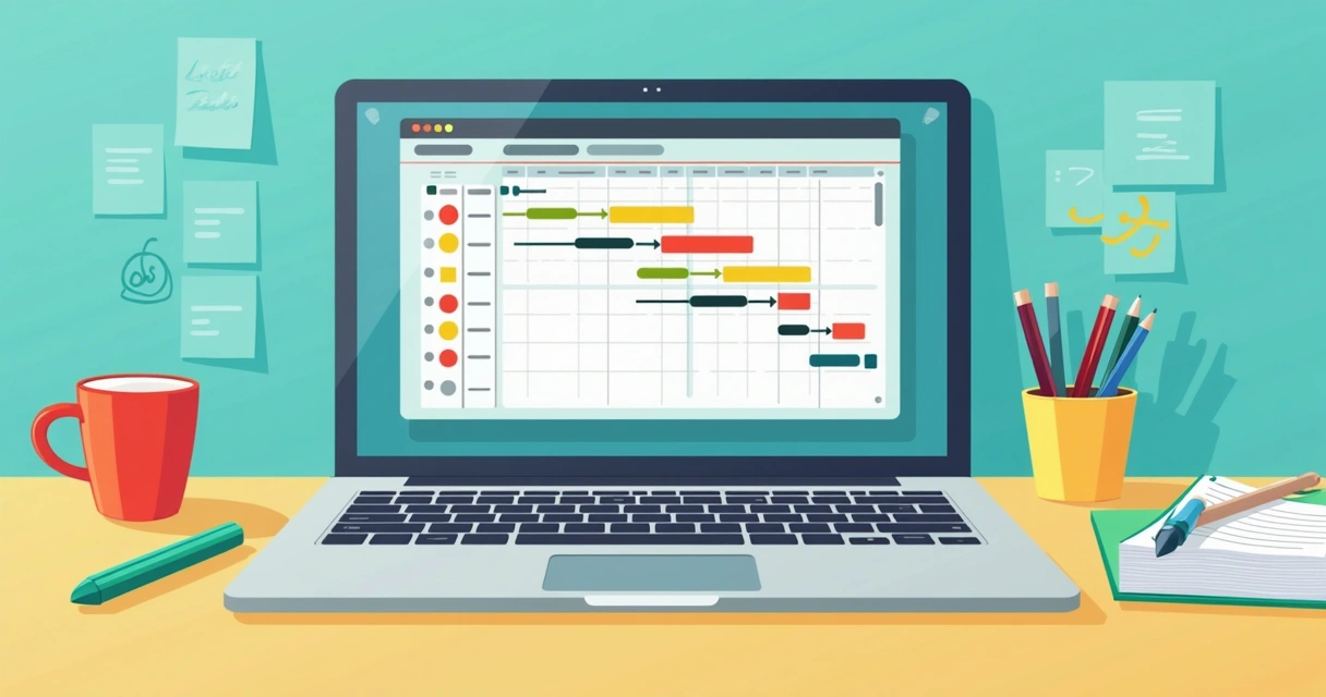 Indicadores visuais como semáforos em tarefas do MS Project 