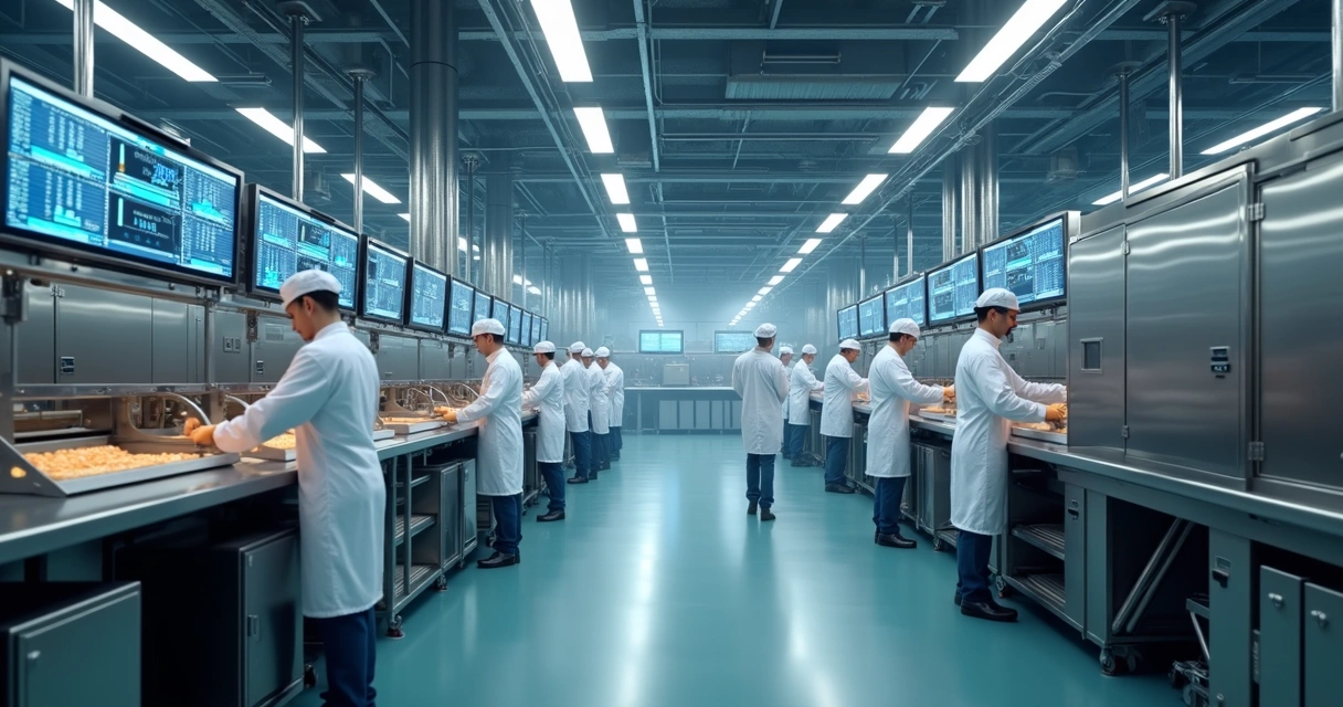 Painel digital de monitoramento de segurança na indústria alimentícia 