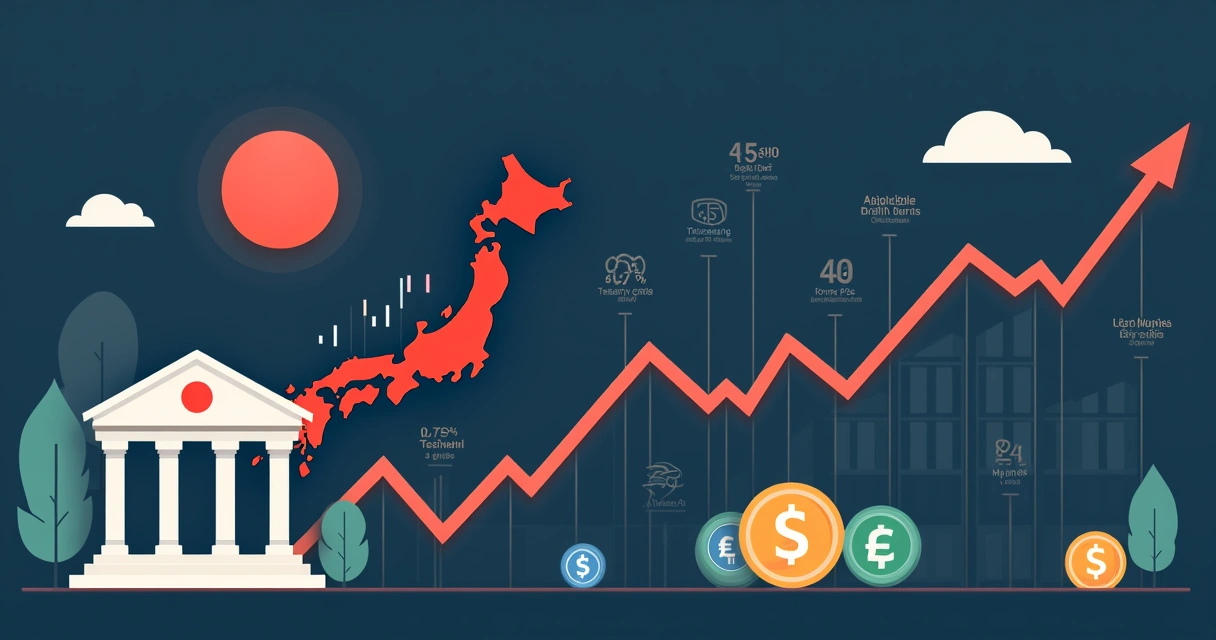 Gráfico de juros globais com iene fraco e destaque para o Japão 