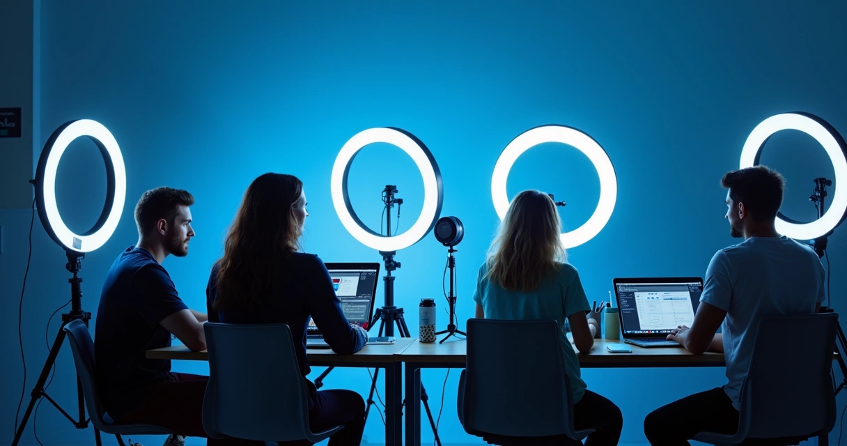 Micro e nano influenciadores divulgando produtos online 