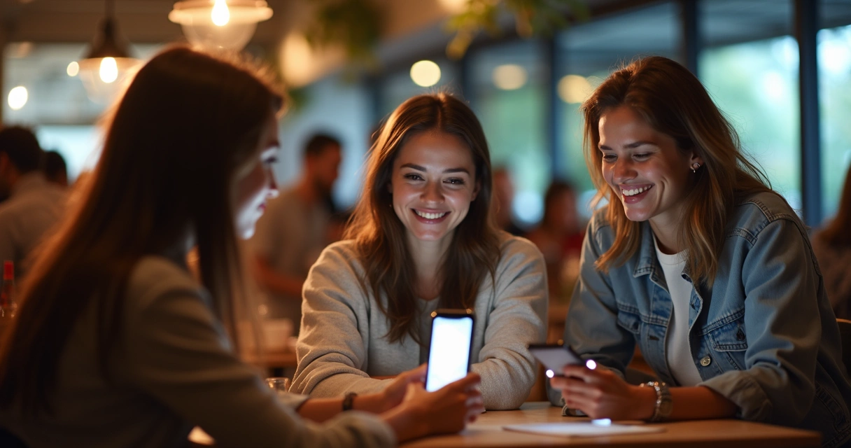 Influenciadores e usuários colaborando para marcas em rede social 