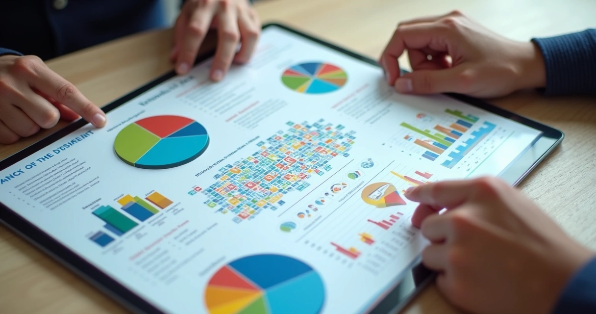 Infográfico colorido detalhando análise de sentimento e menções em múltiplos canais digitais 