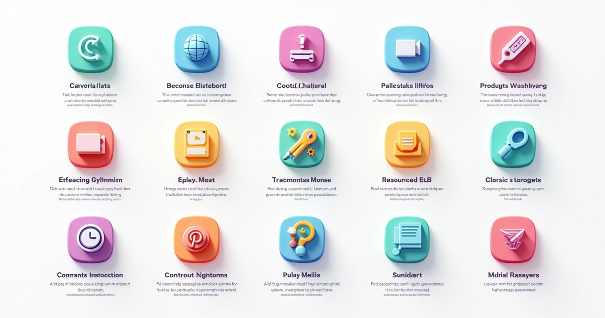 Infográfico de ferramentas e aplicativos digitais 