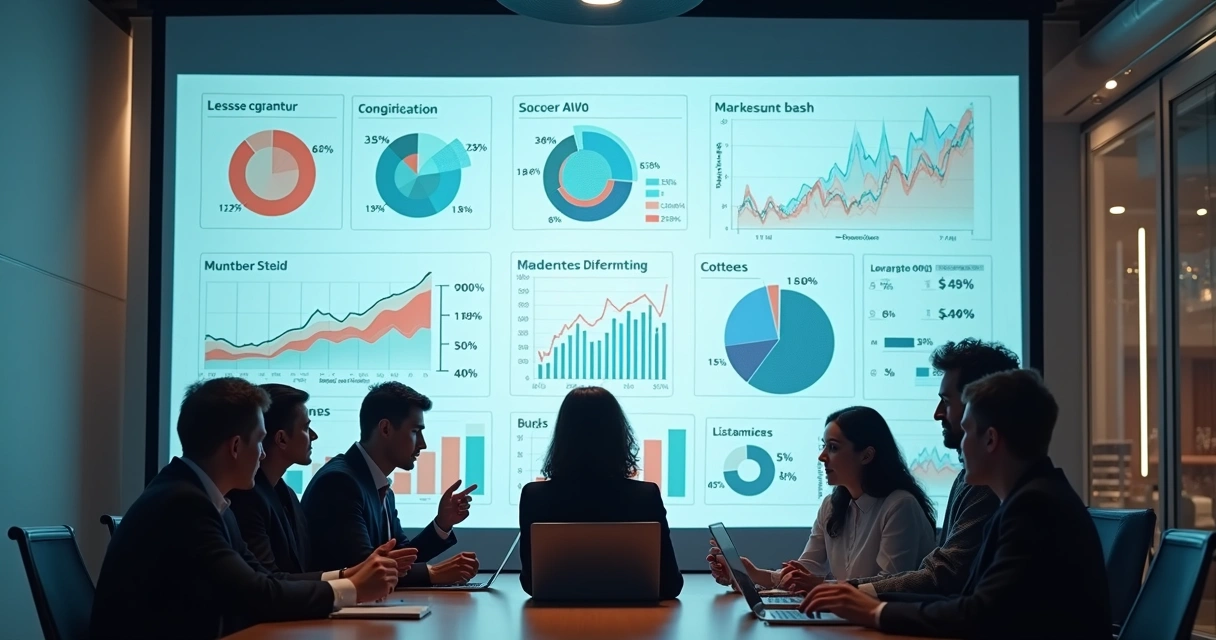 Infográfico com dados de empresas para apresentação à imprensa