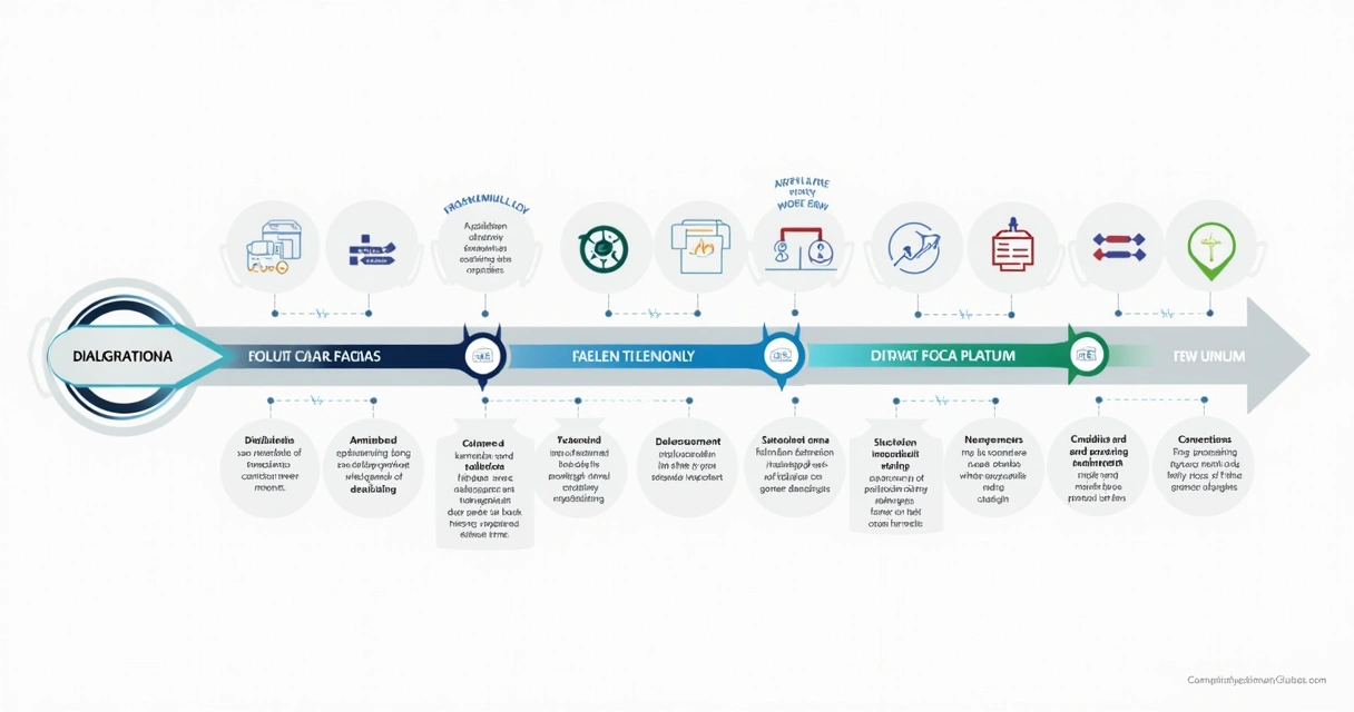 Infográfico detalhando as obrigações em um contrato com prazos e responsáveis 