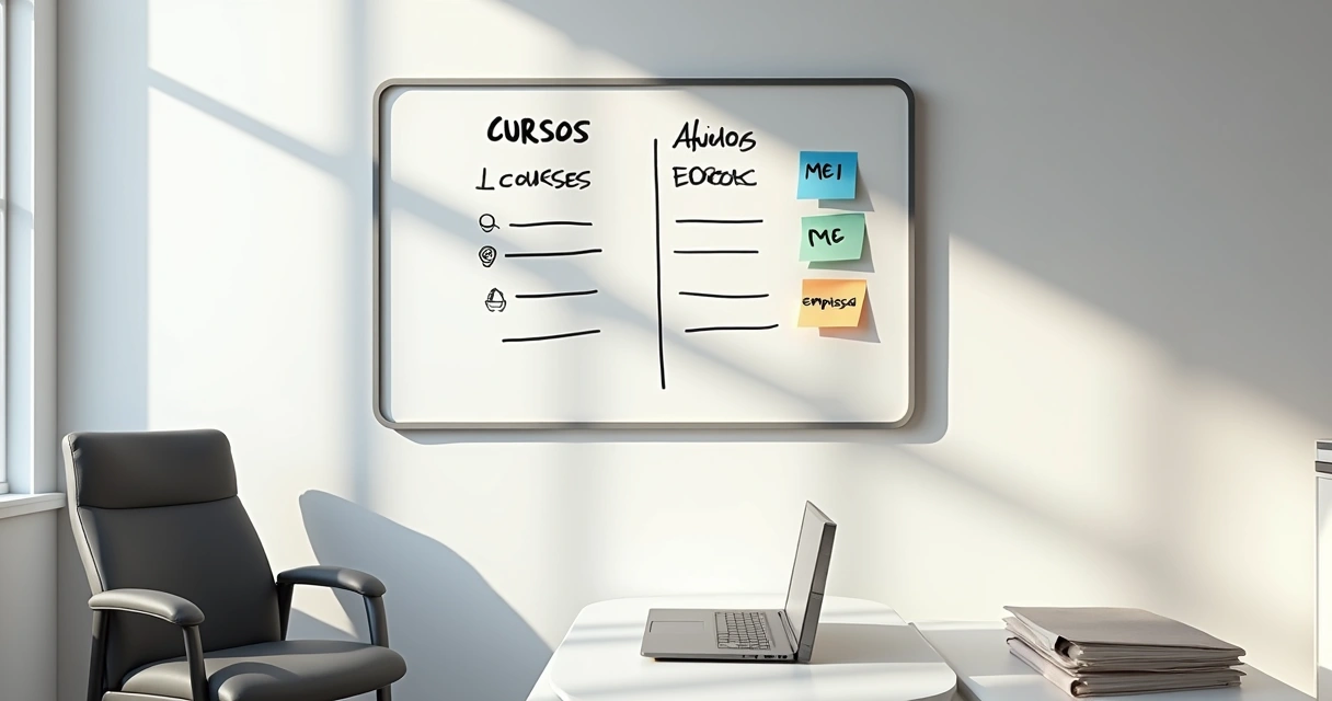 Quadro de parede comparando códigos CNAE para infoprodutor digital 