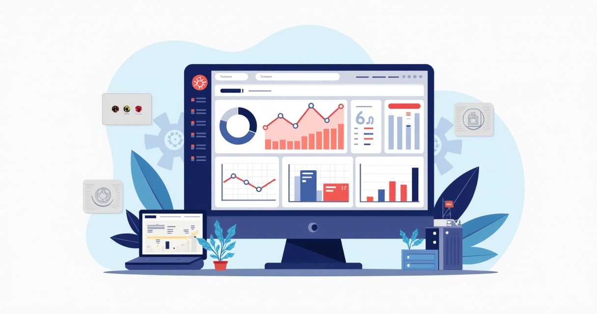 Painel de gestão do InforOS mostrando relatório de ticket médio