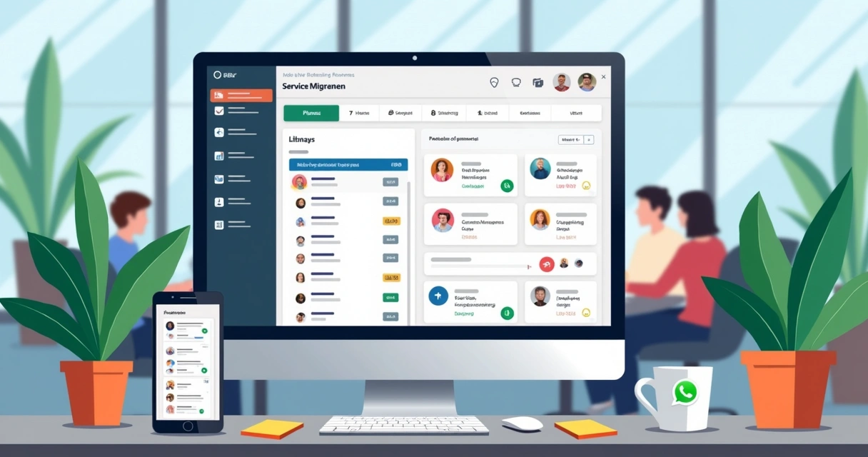 Painel do InforOS mostrando ordens de serviço 