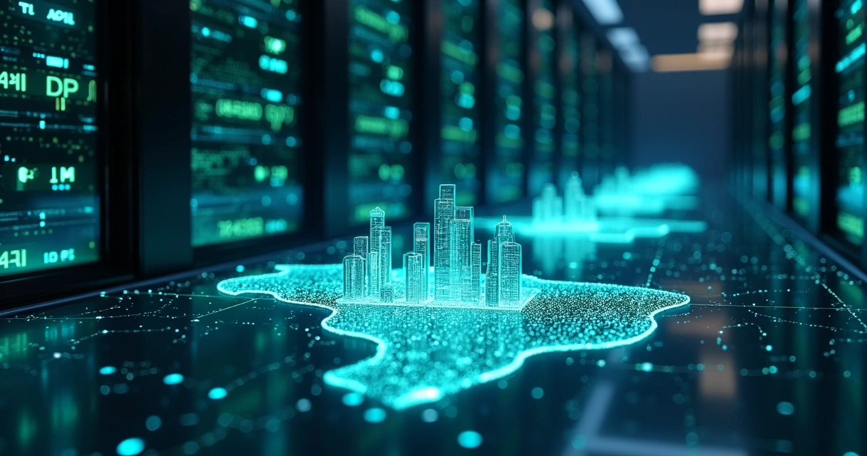 Arquitetura em nuvem representando integração automatizada com API NFSe Nacional 