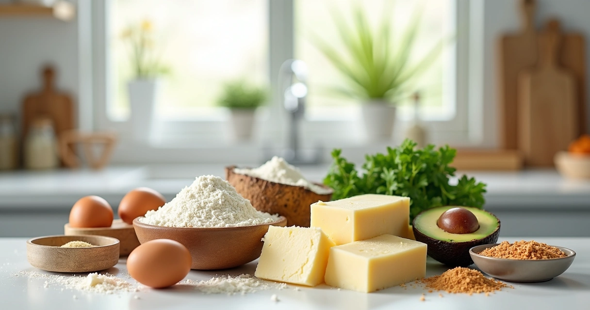 Seleção de ingredientes brasileiros em versão keto 