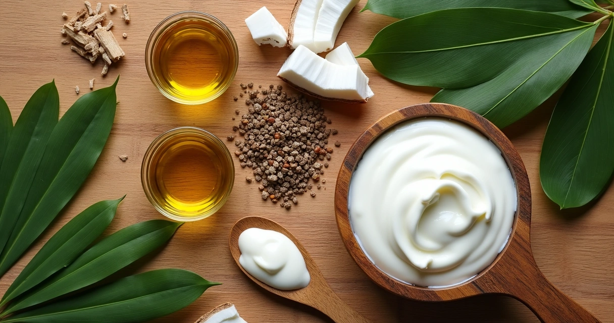 Ingredientes naturais usados em progressiva orgânica 