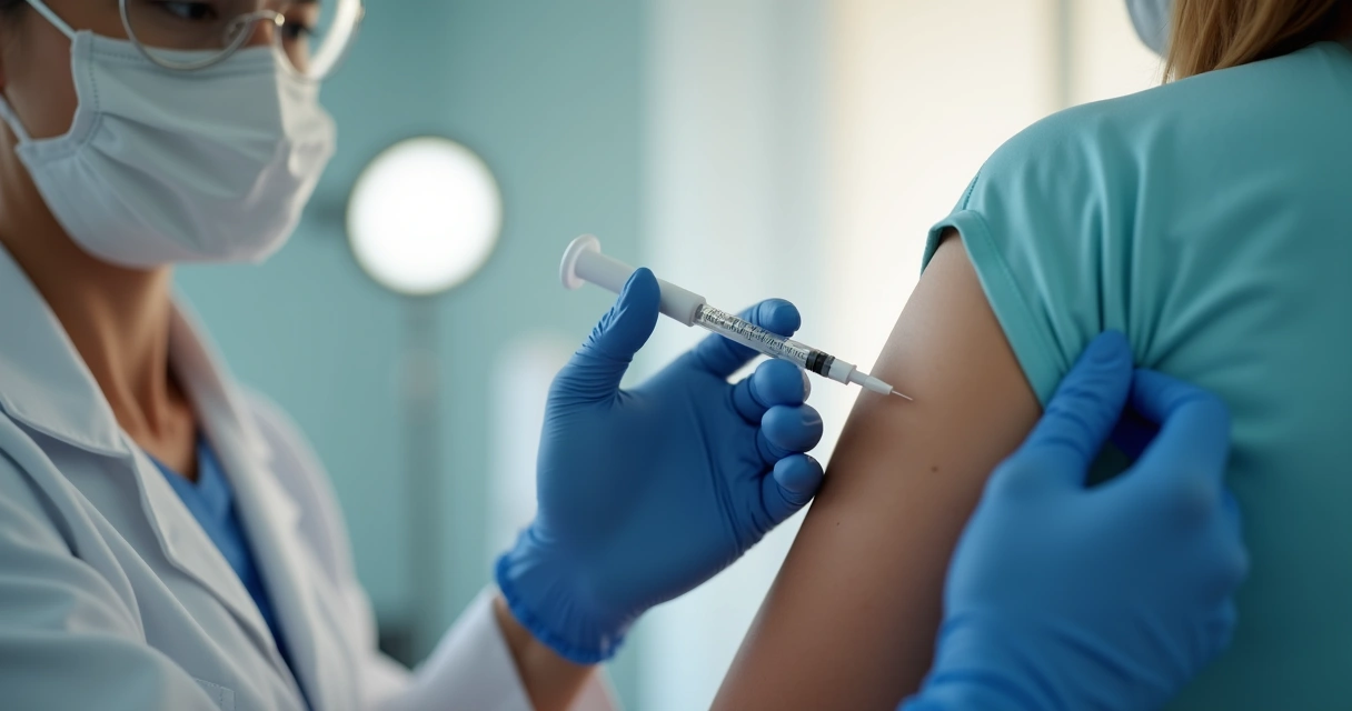 Aplicação de injeção semanal para emagrecimento em consultório 