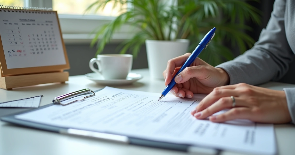 Empregado preenchendo ficha de inscrição para eleição da CIPA