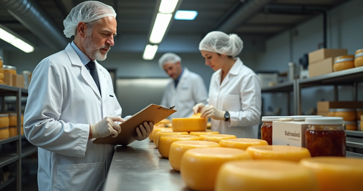 Inspeção em fábrica de alimentos artesanais 