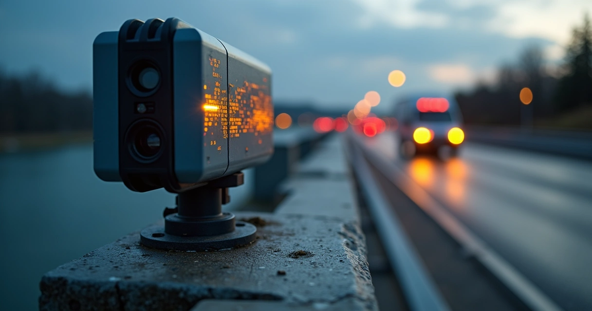 Sensor monitorando ponte para manutenção preditiva 