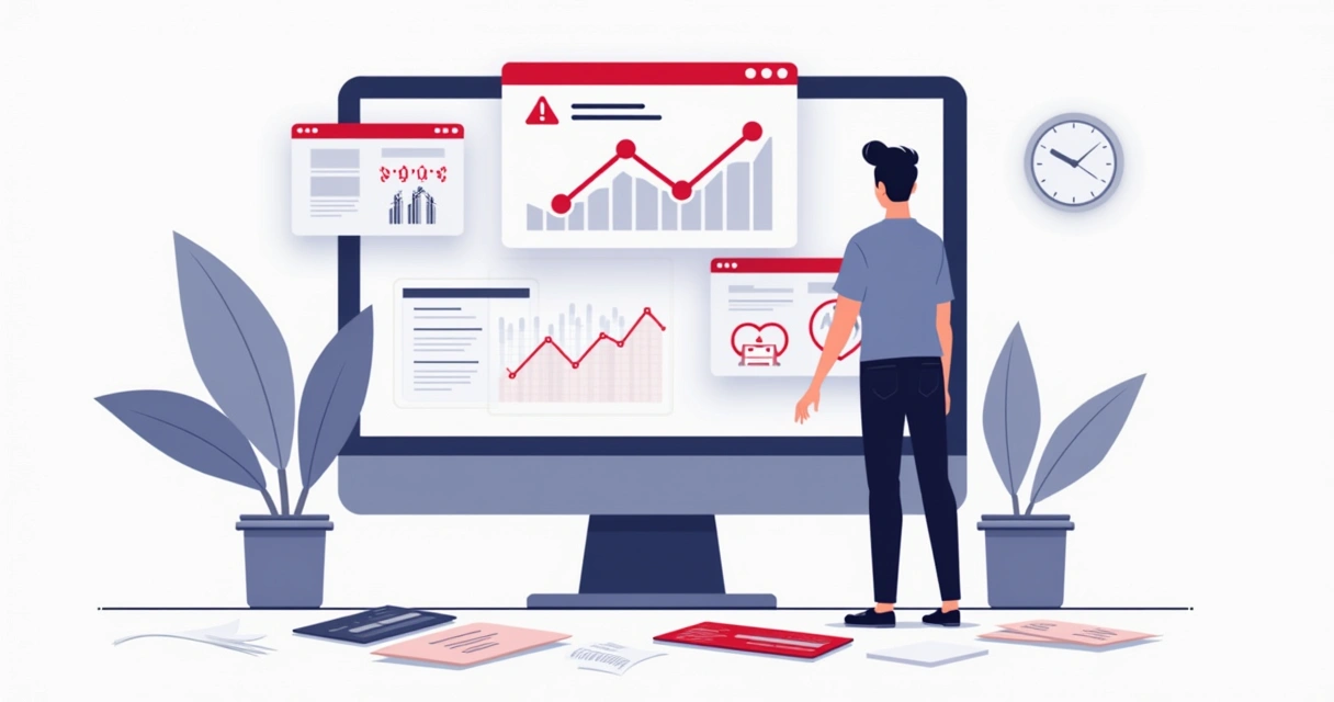 Painel mostrando erros e instabilidade no sistema de pagamento 