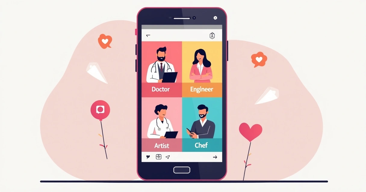 Feed de Instagram com profissionais inspirando jovens 